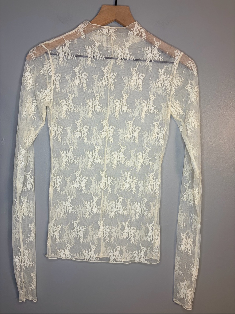 Free People Intimately Women’s Lady Lux Layering Top in Evening Cream, Small - Picture 7 of 14